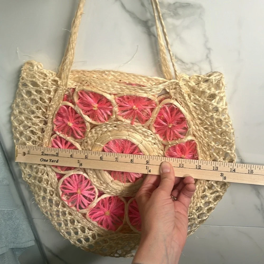 Women's Raffia Beach Tote - Picture 5 of 5